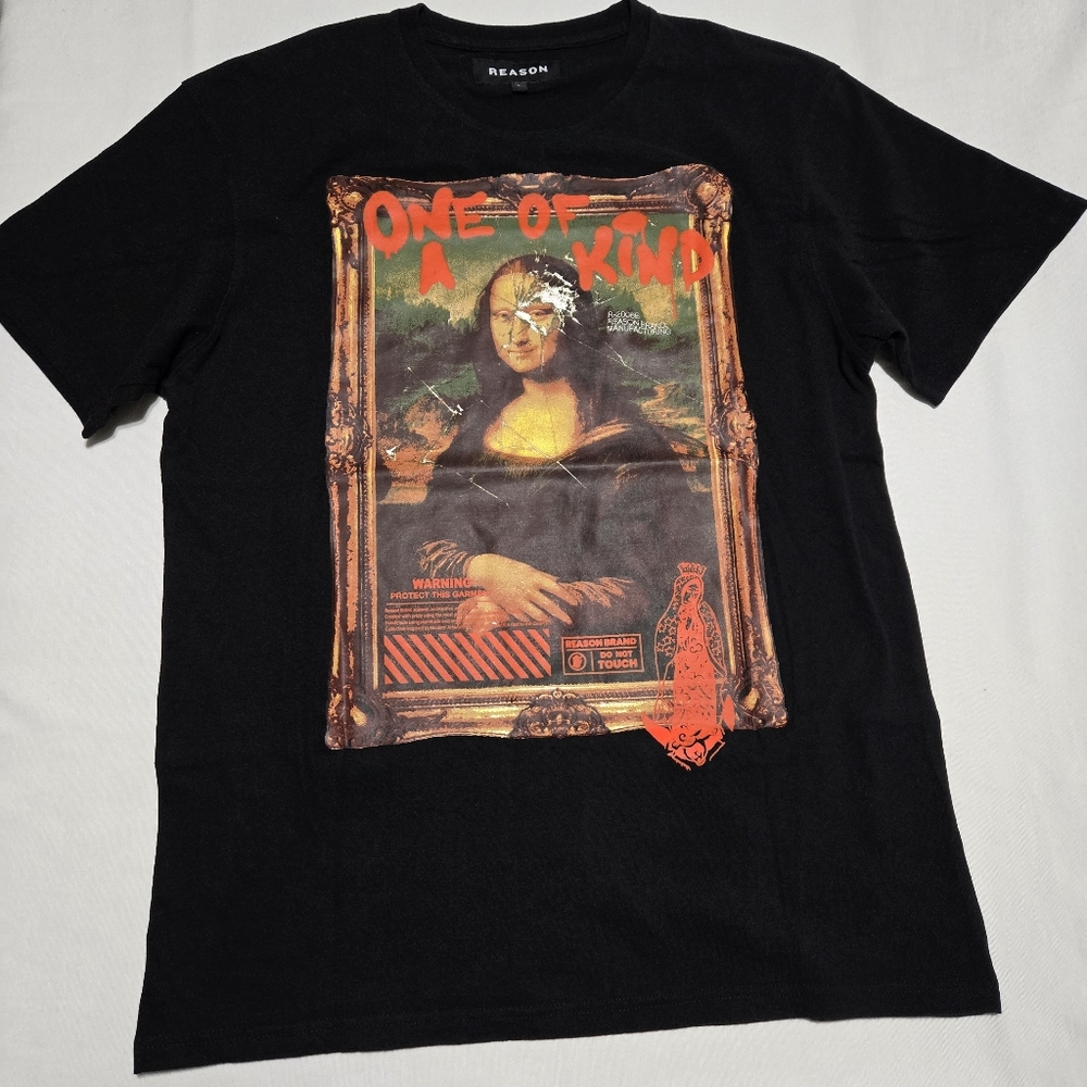 REASON One Of A Kind Graphic Tee sz L